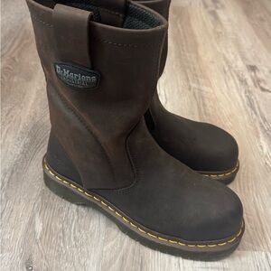 Dr. Martens Dark Brown Industrial Boots